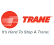 horizontal red trane logo