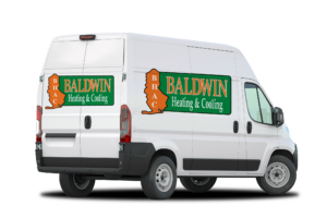 baldwin heating & cooling copmany truck